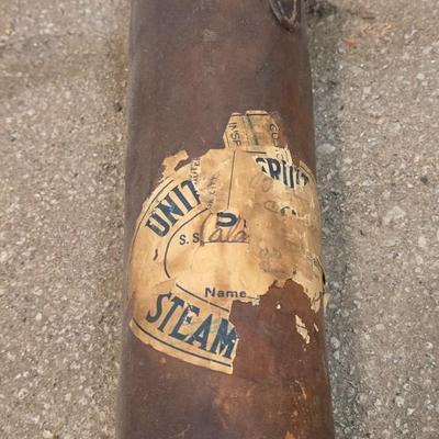 Vintage Leather Fishing Pole Case