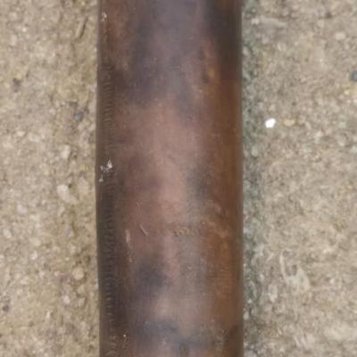 Vintage Leather Fishing Pole Case