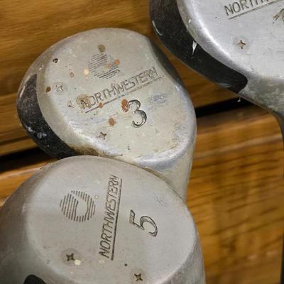 Northwestern Golf Clubs and Fairway Golf Bag