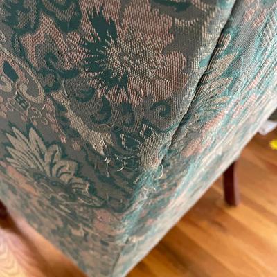 Teal Wingback Chair