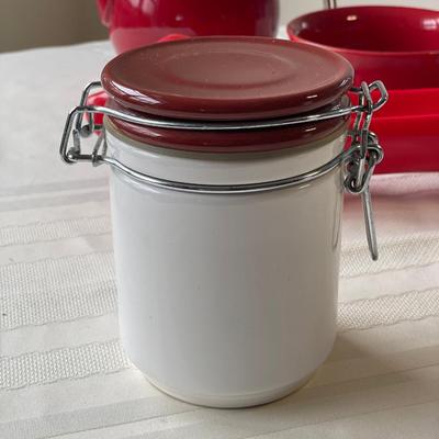 Red Colored Kitchen Items