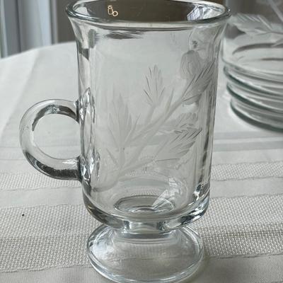Pitcher and Irish Coffee Mugs