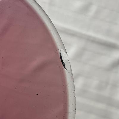 Decorative Plum Colored Glass Vase