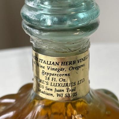 Sealed Decorative Bottles with Wine and Vinegar