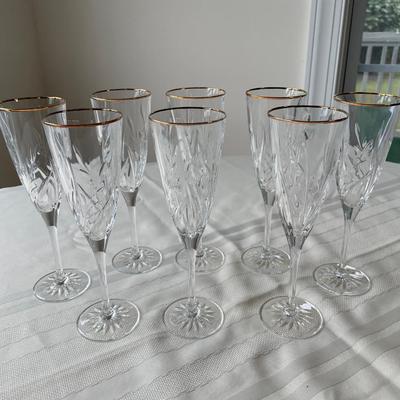 8 Wine Glasses and 8 Champagne Glasses