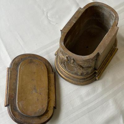 2 Tall Candlesticks and Decorative Elephant Box