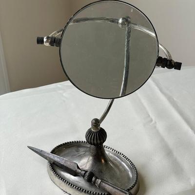 Magnifying Glass with Letter Opener and Orb Magnifying Clock