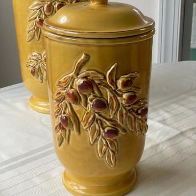 3 Canisters by Ceramiche Etrusche