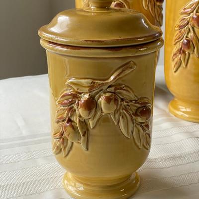 3 Canisters by Ceramiche Etrusche