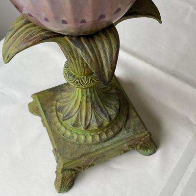 Palm Tree Themed Candle Holder Decor