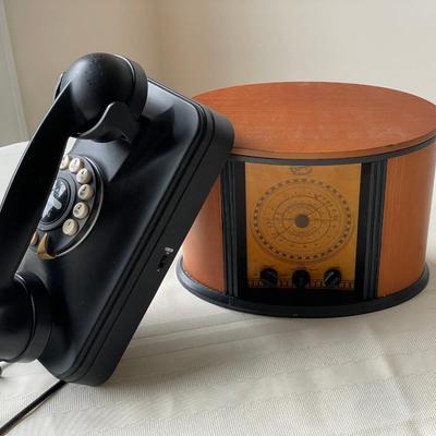 Replica of Vintage Radio and Phone