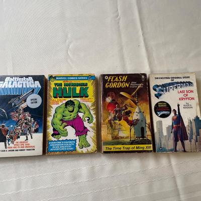 Lot of Vintage Superhero Books