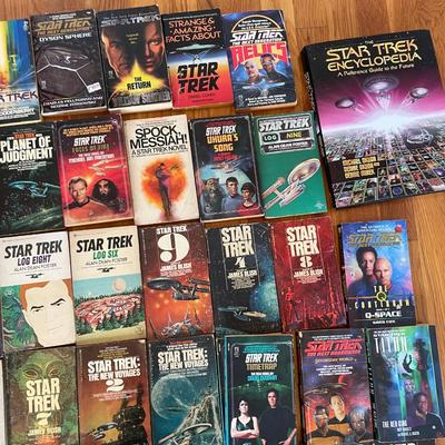 Lot of 51 Star Trek Books