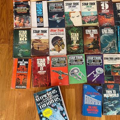 Lot of 51 Star Trek Books