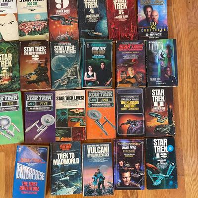 Lot of 51 Star Trek Books