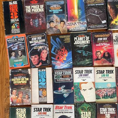 Lot of 51 Star Trek Books