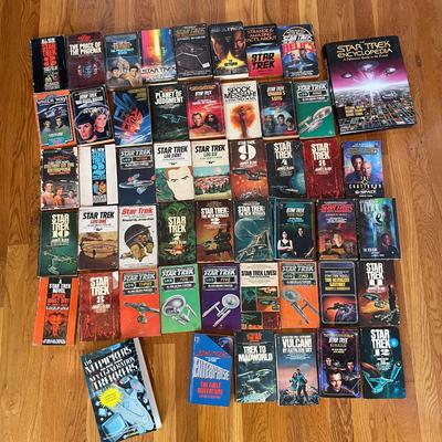 Lot of 51 Star Trek Books