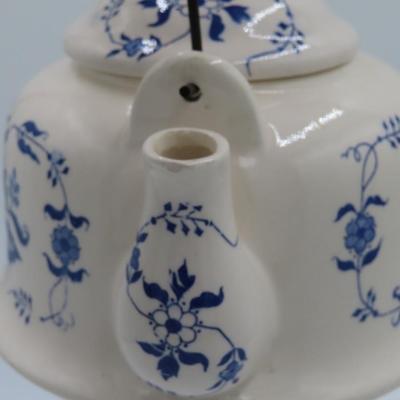 Traditional floral teapot