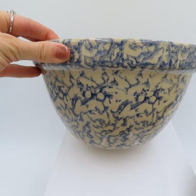 Roseville Pottery Blue Sponge (set of 3 pieces)