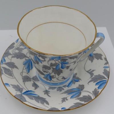 Blue Floral Teacup