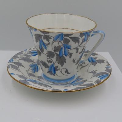 Blue Floral Teacup