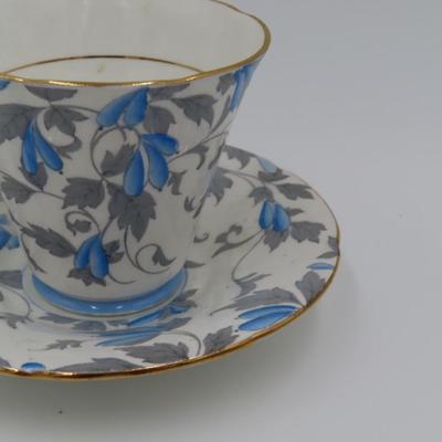 Blue Floral Teacup