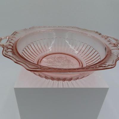 Large Pink Glassware (4 pieces)