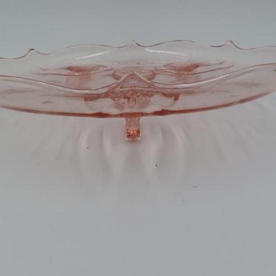 Large Pink Glassware (4 pieces)