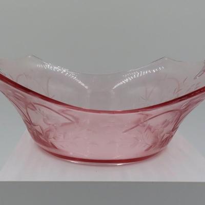 Large Pink Glassware (4 pieces)