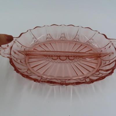 Large Pink Glassware (4 pieces)