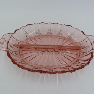 Large Pink Glassware (4 pieces)