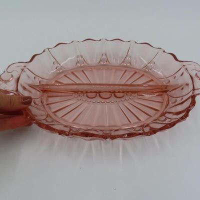 Large Pink Glassware (4 pieces)