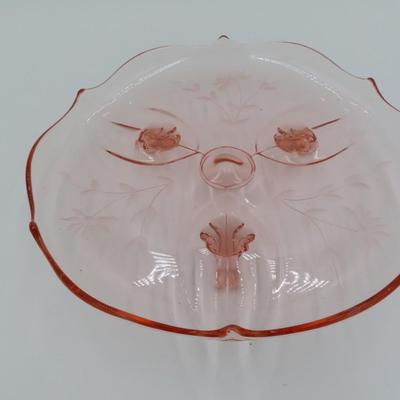 Large Pink Glassware (4 pieces)