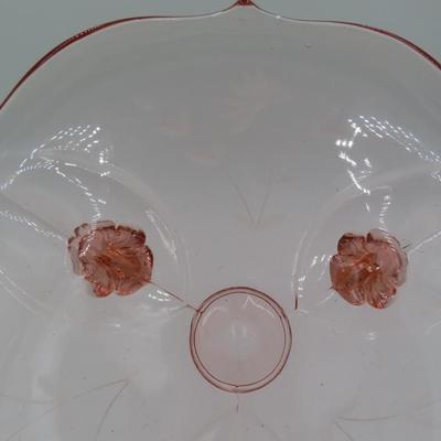 Large Pink Glassware (4 pieces)