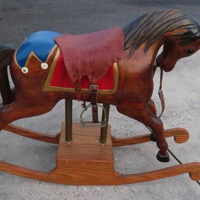 Vintage handcrafted Rocking Horse