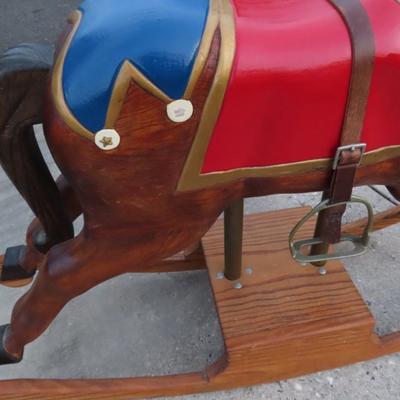 Vintage handcrafted Rocking Horse