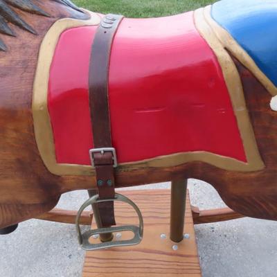 Vintage handcrafted Rocking Horse