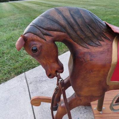 Vintage handcrafted Rocking Horse