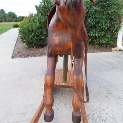 Vintage handcrafted Rocking Horse