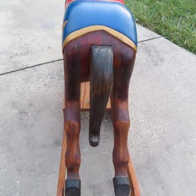 Vintage handcrafted Rocking Horse