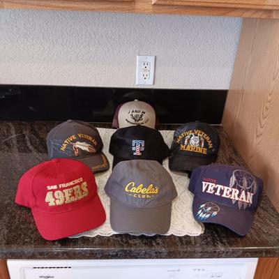 VARIETY OF BALL CAPS