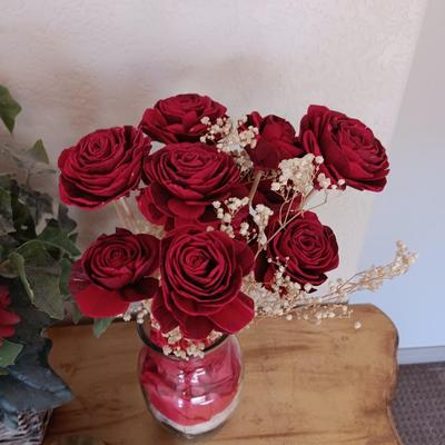 FAUX FLOWERS, WINDCHIME AND MORE