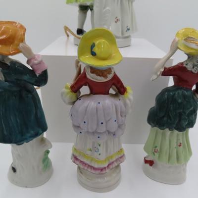 19th Century Figurines & Lamp