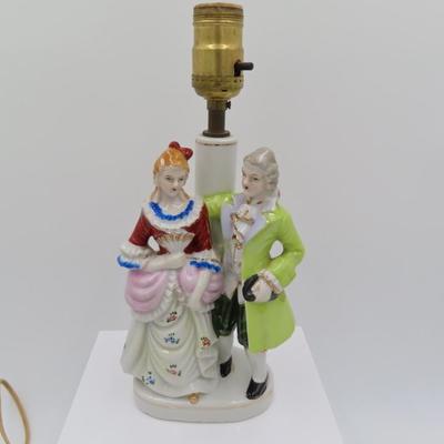 19th Century Figurines & Lamp
