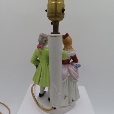 19th Century Figurines & Lamp