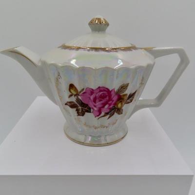 Iridescent Rose Teapot