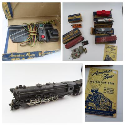 American Flyer Engine, Cars, Etc (Huge Lot)