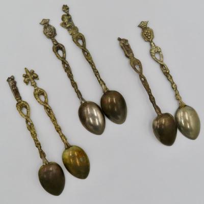 Souvenir Spoon Collection #1 Vintage Italian