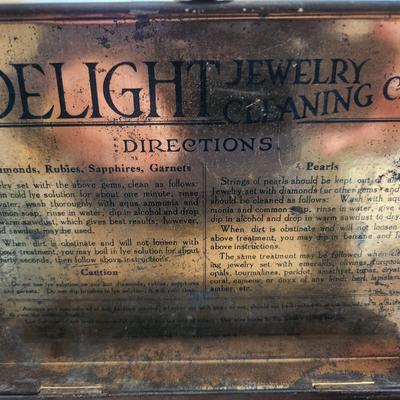 Delight Jewelry Cleaning Case Tin
