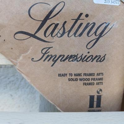 Three white solid wood picture frames - Lasting Impressions